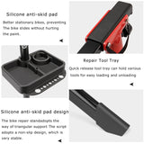 Bike Repair Stand (Max 55 Lbs) - Shop Home Portable Bicycle Workstand - Aluminum Alloy Bike Stand for Maintenance