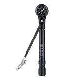 Bike Tire Pump & Shock Pump for Mountain, 300 PSI High Pressure for Rear Shock & Suspension Fork, Lever Lock on Nozzle No Air Loss