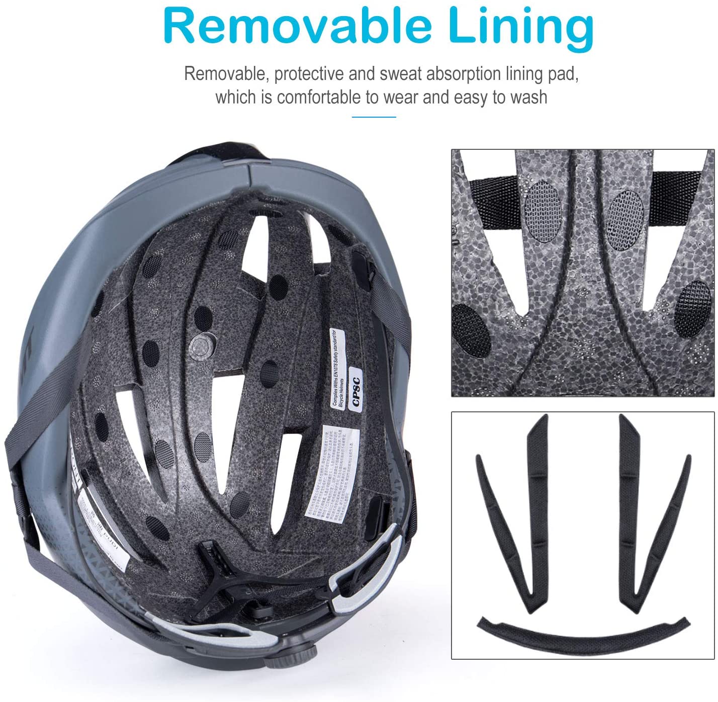 Bike Helmets for Adults - Bicycle Helmet Safety Protection - Adjustable Lightweight Adults Mountain/Road Bike Helmet
