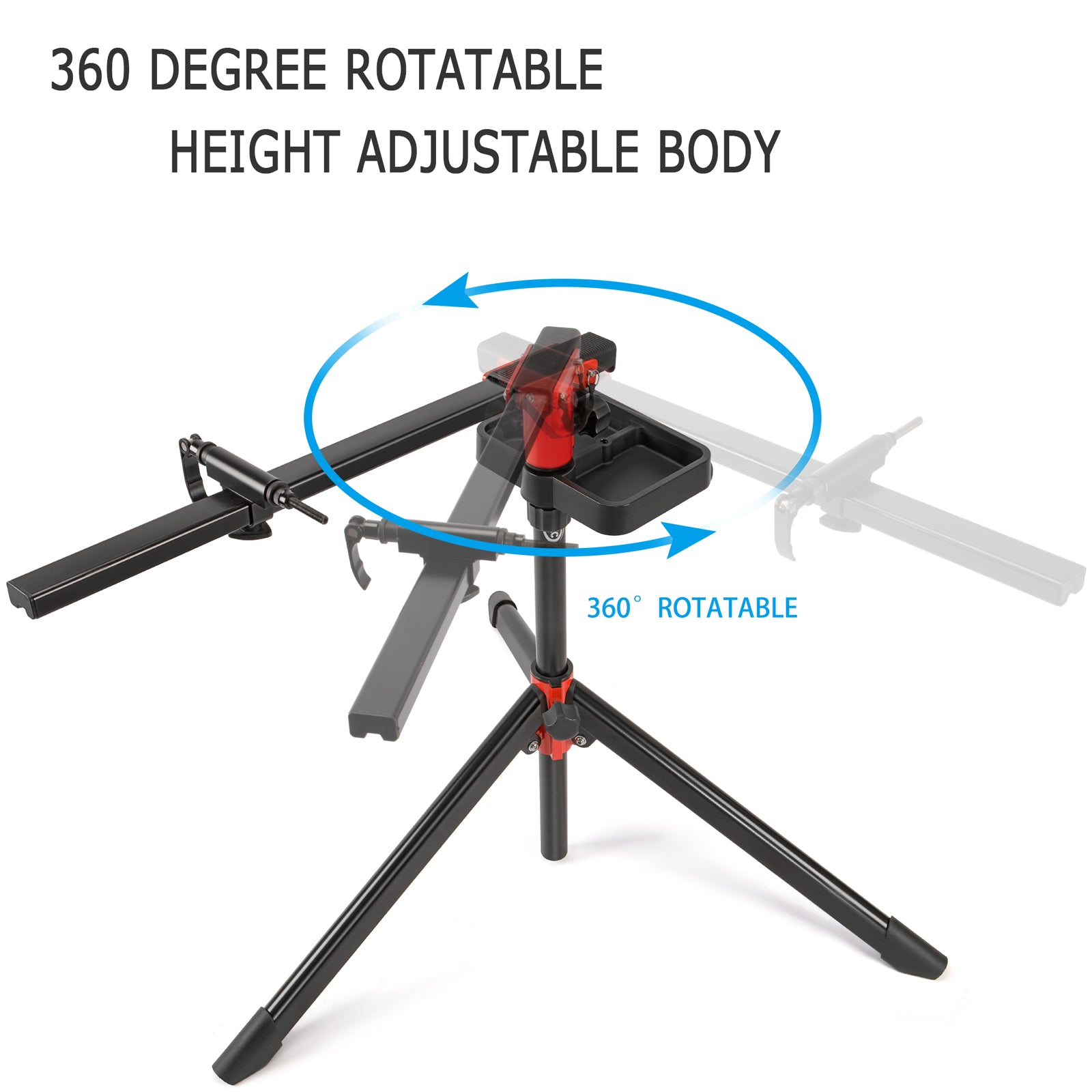 Bike Repair Stand (Max 55 Lbs) - Shop Home Portable Bicycle Workstand - Aluminum Alloy Bike Stand for Maintenance
