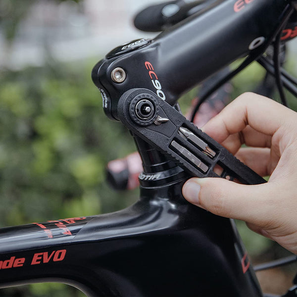 Bike Tire Repair Kit & Mini Ratchet Wrench - Bike Tire Levers with