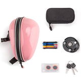 CXWXC Bike bicycle Saddle Bags Under Seat - 3D Hard Shell Bike Seat Bag Waterproof- Cycling Wedge Pack for Mountain Road Bikes