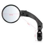 Bike Mirror Rotatable And Adjustable Wide Angle Rear View Shockproof Convex Mirror Universal For Bike Bicycle