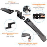 MTB mudguard set, wider & larger panels mudguards for effective protection against mud & water, adjustable bike mudguard for 24-29 inch mountain bikes