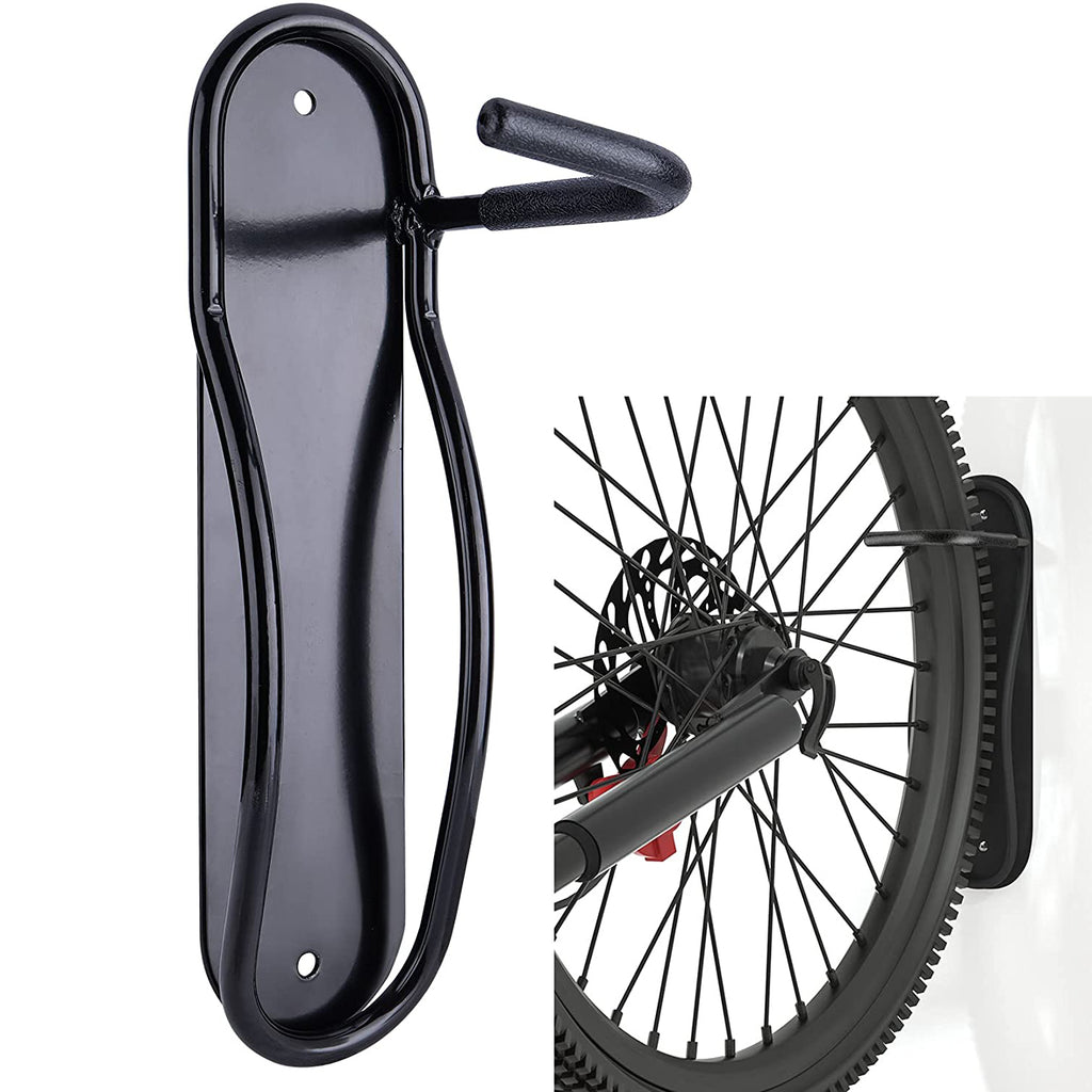 Bike Wall Mount Rack with Tire Tray - Bicycle Storage Rack Easy to Ins ...