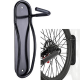 Fahrrad-Wandhalterung mit Reifenablage – Fahrrad-Aufbewahrungsregal, einfach zu installieren – platzsparende Halterung, Haken für Straßen-, Berg- oder Hybridräder