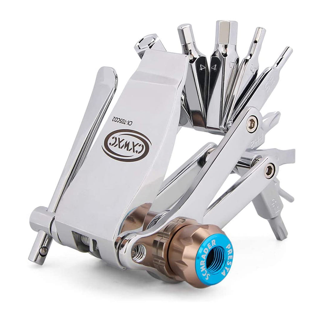 Bike Tool Mini 11/16 in 1 Multi-Tool - Chain Tool/Torx/Hex/Screwdriver ...