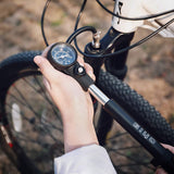 Bike Tire Pump & Shock Pump for Mountain, 300 PSI High Pressure for Rear Shock & Suspension Fork, Lever Lock on Nozzle No Air Loss