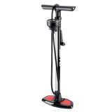Beto Bike Pump Portable - Bicycle Floor Pump with Industrial Top-Mounted Gauge & Air Bleed Button - Presta & Schrader Valve