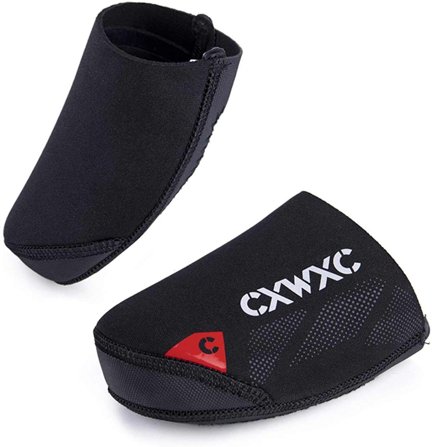 CXWXC Cycling Toe Covers for Men Women - Cycling Shoe Covers Winter Waterproof Breathable - Bike Overshoes Cold Weather Thermal Warm