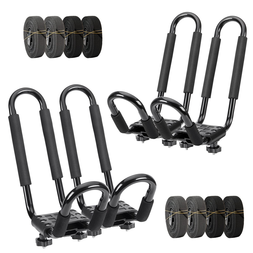 Multi Kayak Car Rack J-bar Kayak roof Rack for Cars - Universal Kayak & Canoe car Racks - R ...