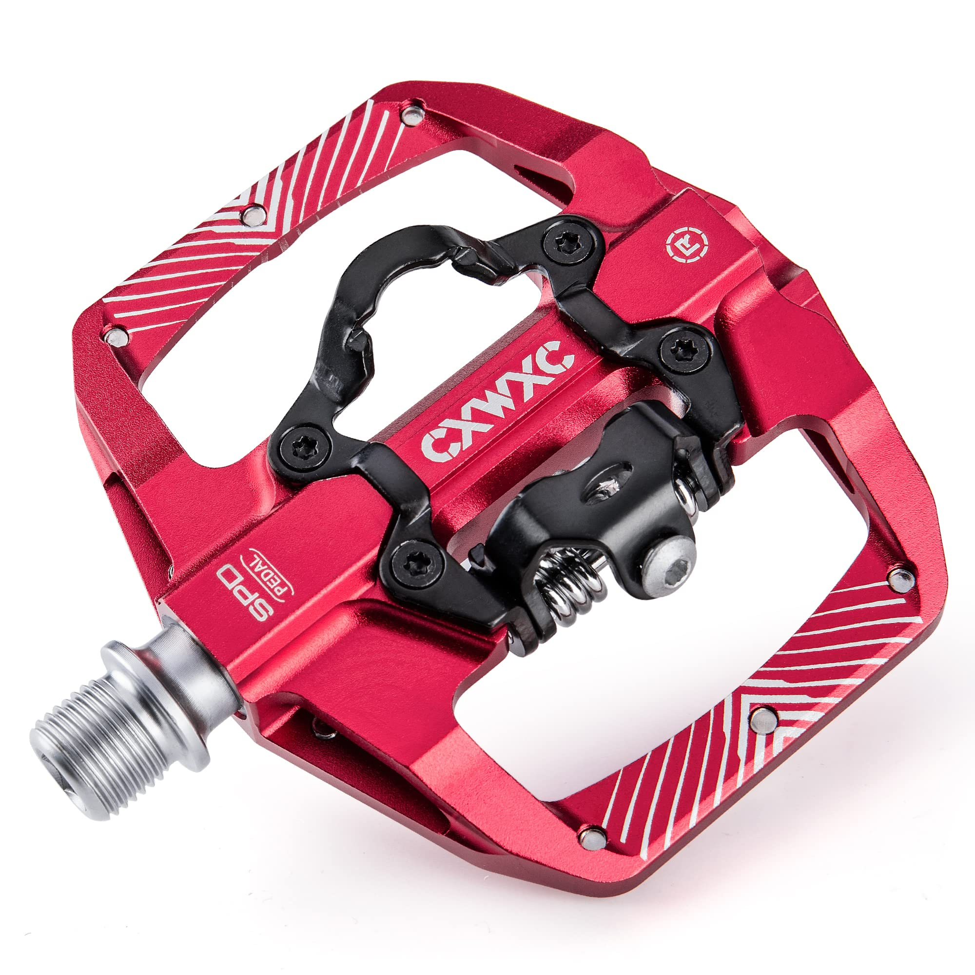 Mountain Bike Pedals Dual Function Dual Sided Pedals Plat SPD