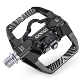 Mountain Bike Pedals Dual Function - Dual Sided Pedals Plat & SPD Clipless Pedal - 3 Sealed Bearings, 9/16” Bicycle Platform MTB Pedals